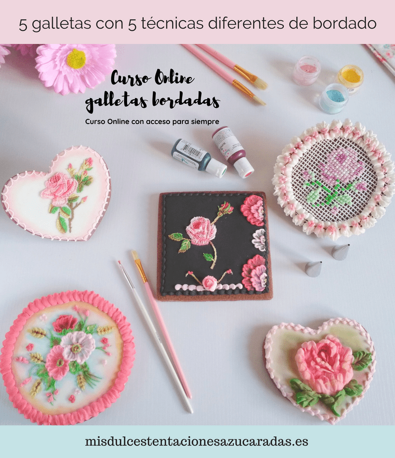 Curso Online galletas bordadas