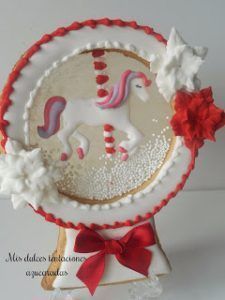 galleta navideña isomalt