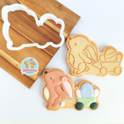 CORTADOR CONEJITO CON CARRITO 9 CM
