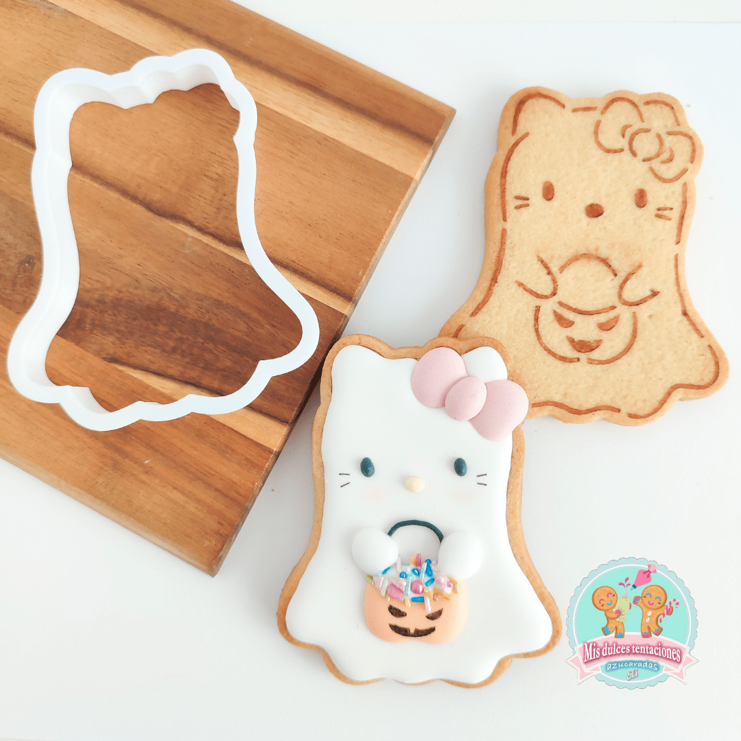 CORTADOR HELLO KITTY FANTASMA 9 CM
