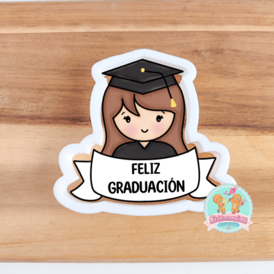 CORTADOR NIÑA GRADUACIÓN 2025 8 CM