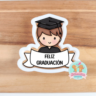 CORTADOR NIÑO GRADUACIÓN 2025 8 CM