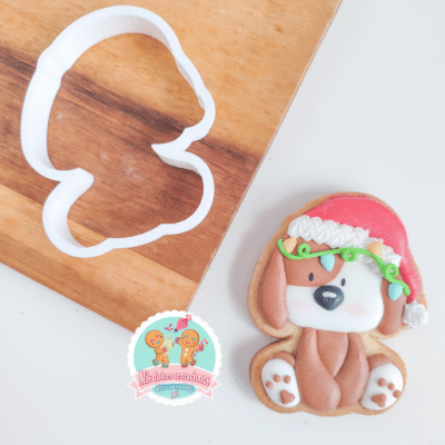 CORTADOR PERRO NAVIDEÑO 7.5 CM