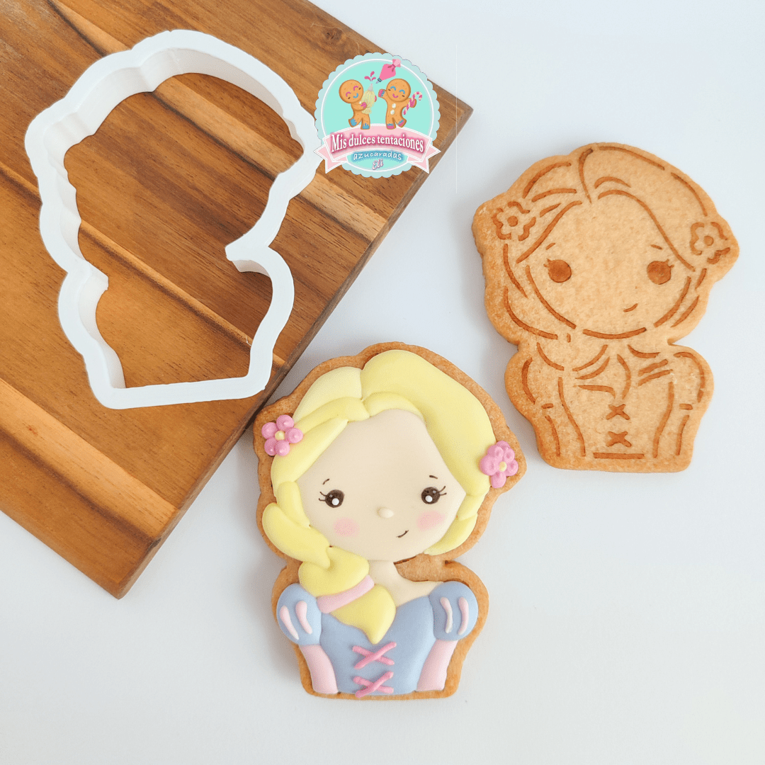 CORTADOR RAPUNZEL CARA 8 CM