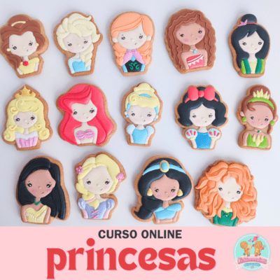 CURSO ONLINE PRINCESAS 2025 ( 14 GALLETAS )