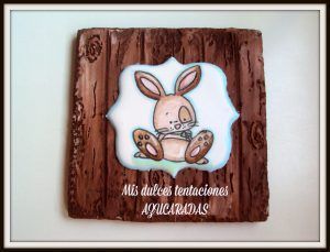 galleta efecto madera