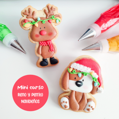 Nuevo mini curso exclusivo – Reno y Perrito Navideños
