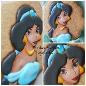 Galleta Jasmine con volumen y pintada