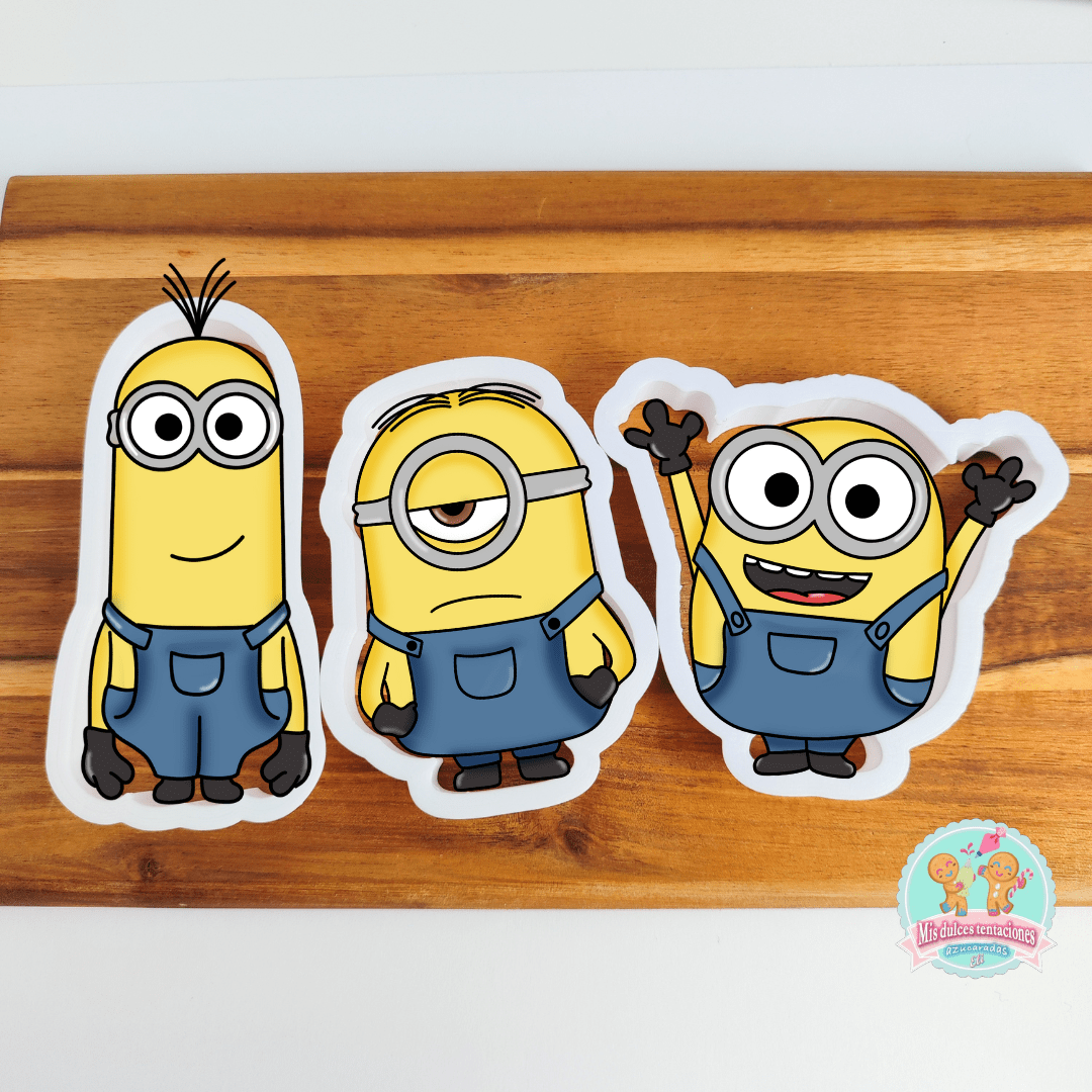 PACK 3 CORTADORES MINIONS