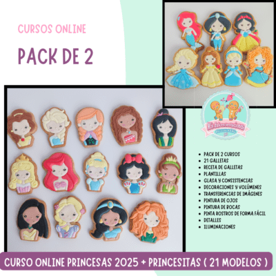 PACK AHORRO 2 CURSOS ONLINE PRINCESAS