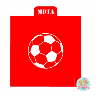 STENCIL BALÓN DE FÚTBOL
