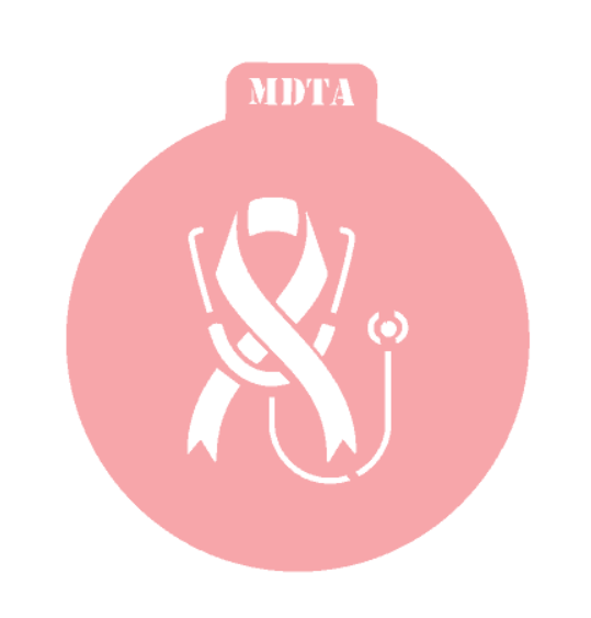 STENCIL CÁNCER DE MAMA ESTETOSCOPIO