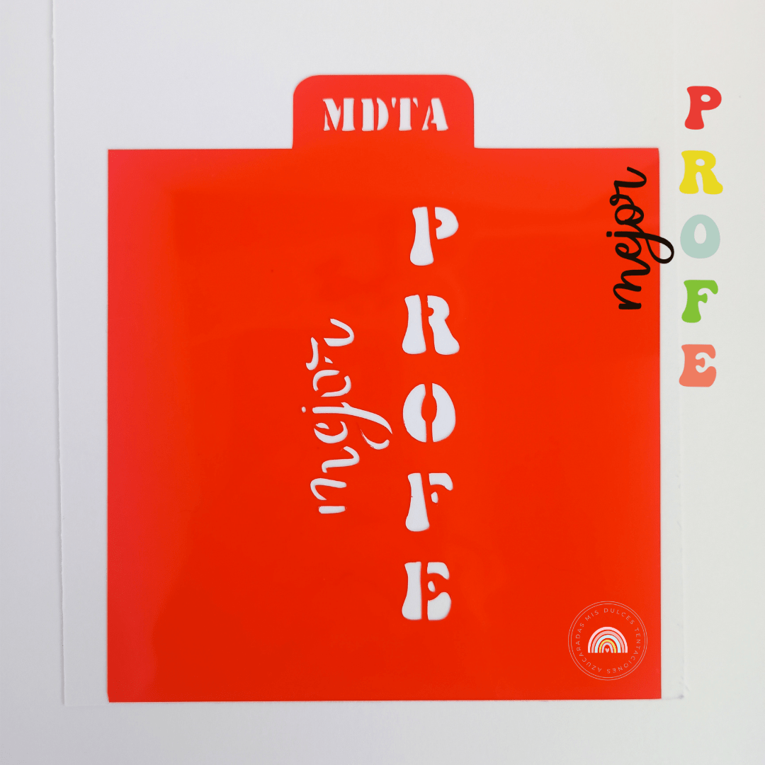 STENCIL MEJOR PROFE VERTICAL