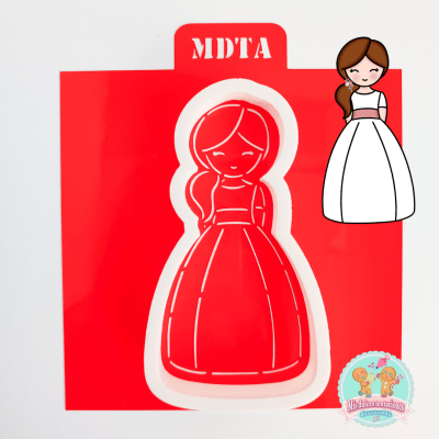 STENCIL NIÑA COMUNIÓN COLETA