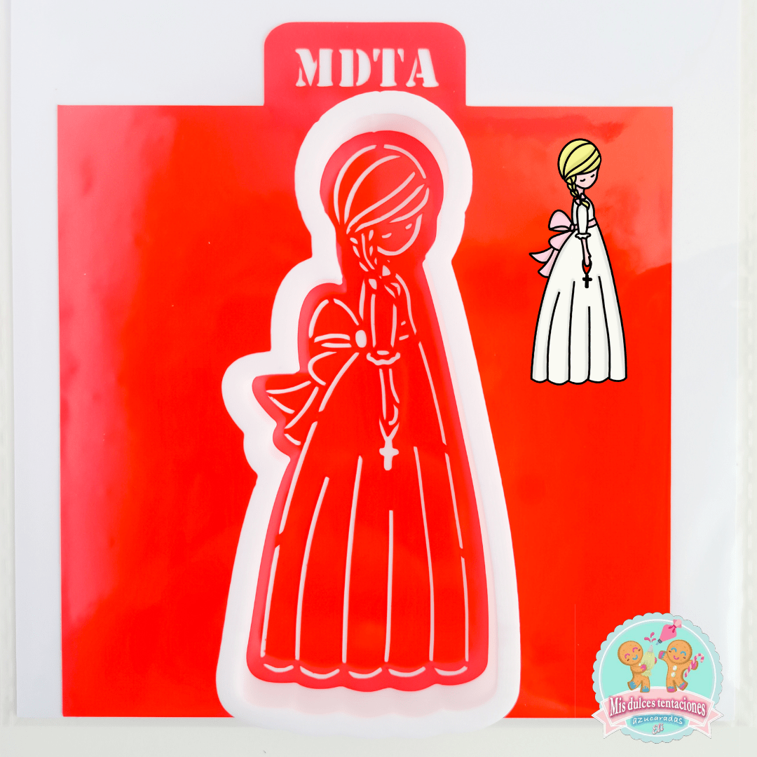 LIQUIDACIÓN STENCIL NIÑA COMUNIÓN CARLOTA