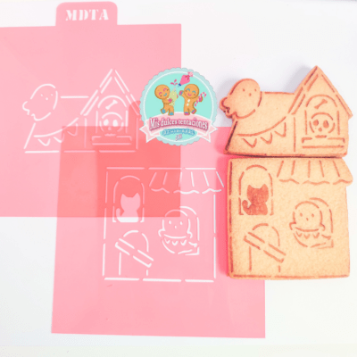 PACK 2 STENCILS CASA FANTASMAL