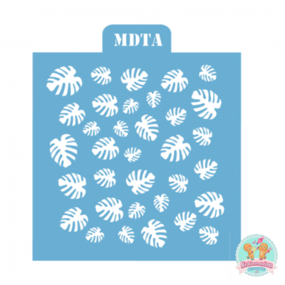 STENCIL HOJAS TROPICALES