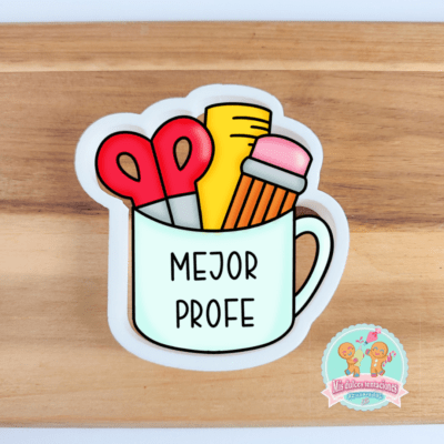 CORTADOR TAZA MEJOR PROFE 8.5 CM