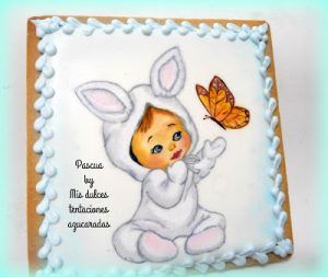 galleta pintada Pascua