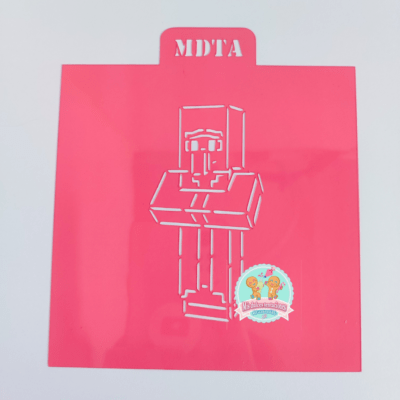 STENCIL ALDEANO MINECRAFT
