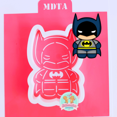 STENCIL BATMAN KAWAII