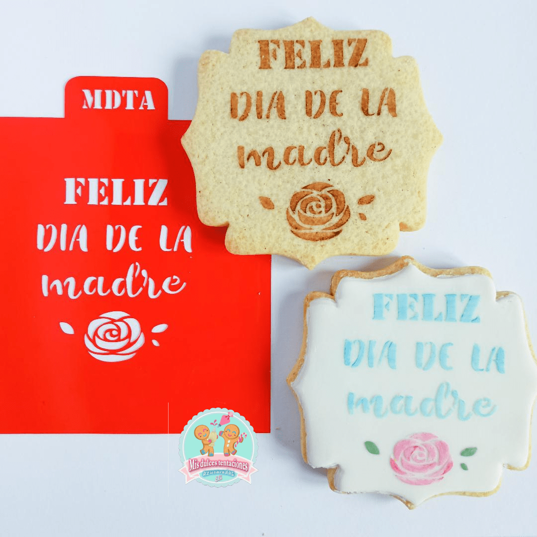 STENCIL FELIZ DÍA DE LA MADRE