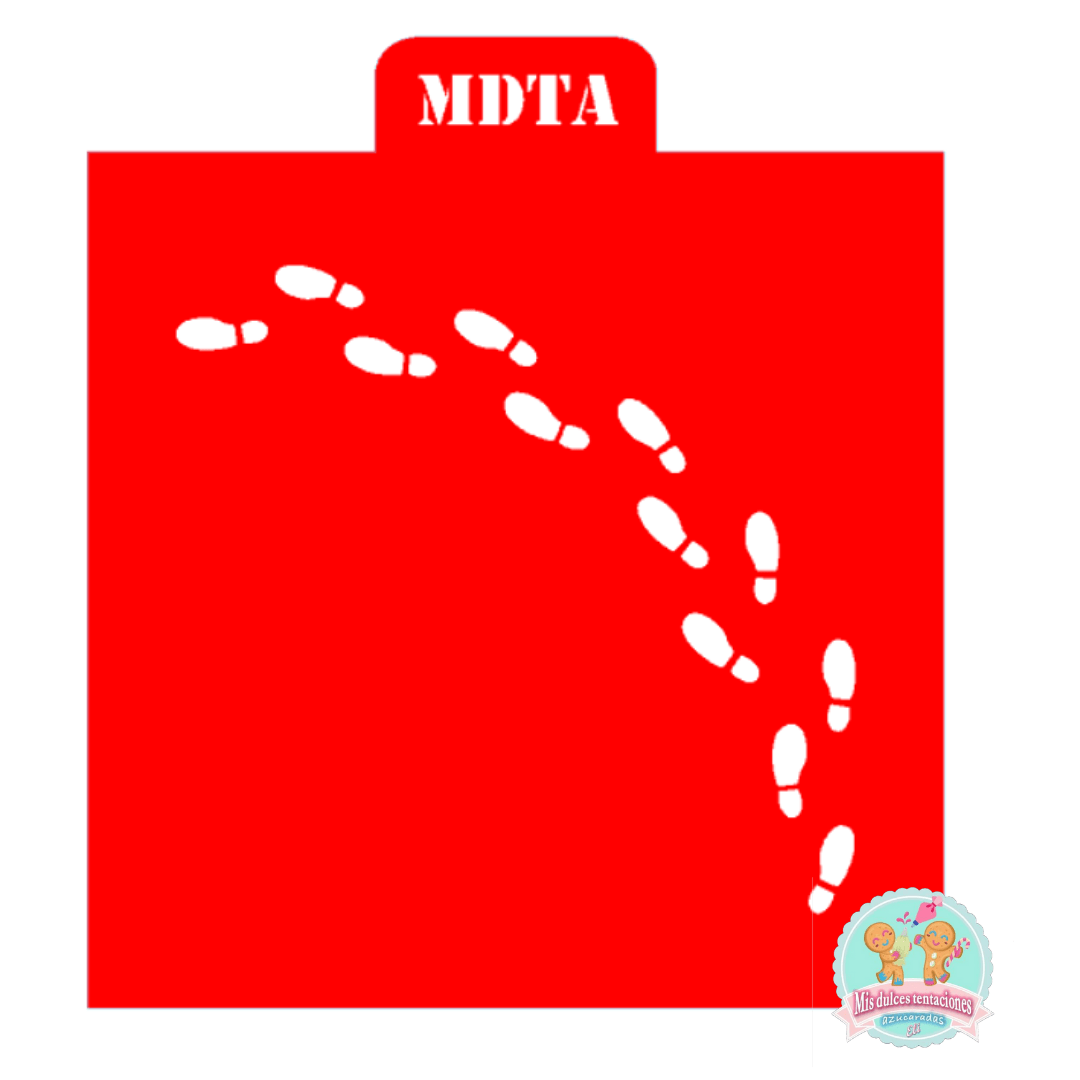 STENCIL PASOS MAPA DEL MERODEADOR HARRY POTTER