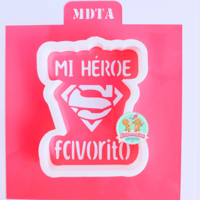 STENCIL MI HÉROE FAVORITO