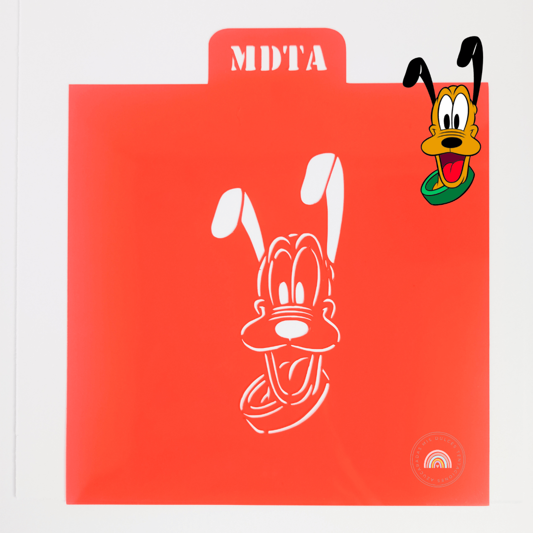 STENCIL PLUTO CABEZA
