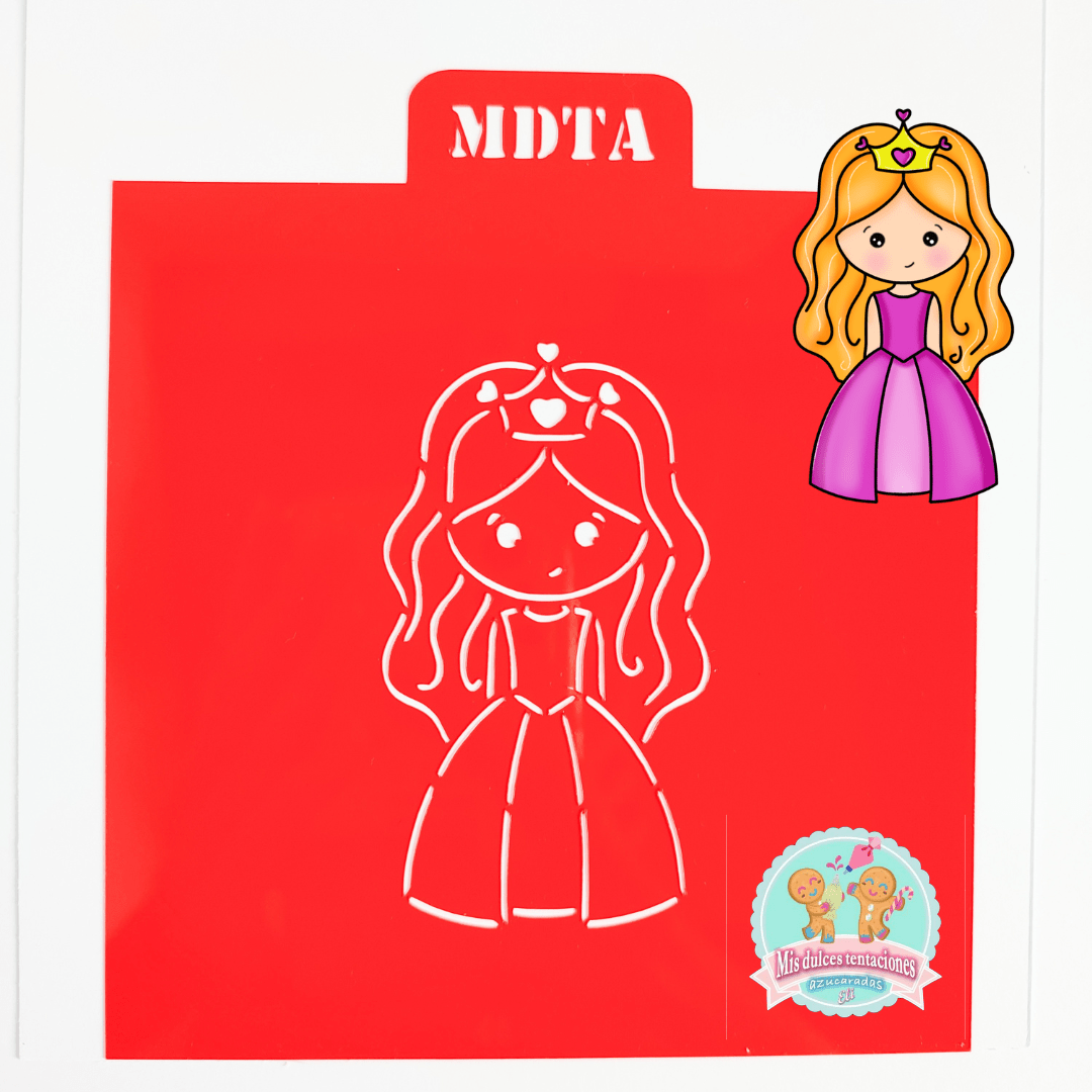 STENCIL PRINCESA SANT JORDI 2024