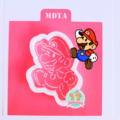 STENCIL SUPER MARIO RETRO