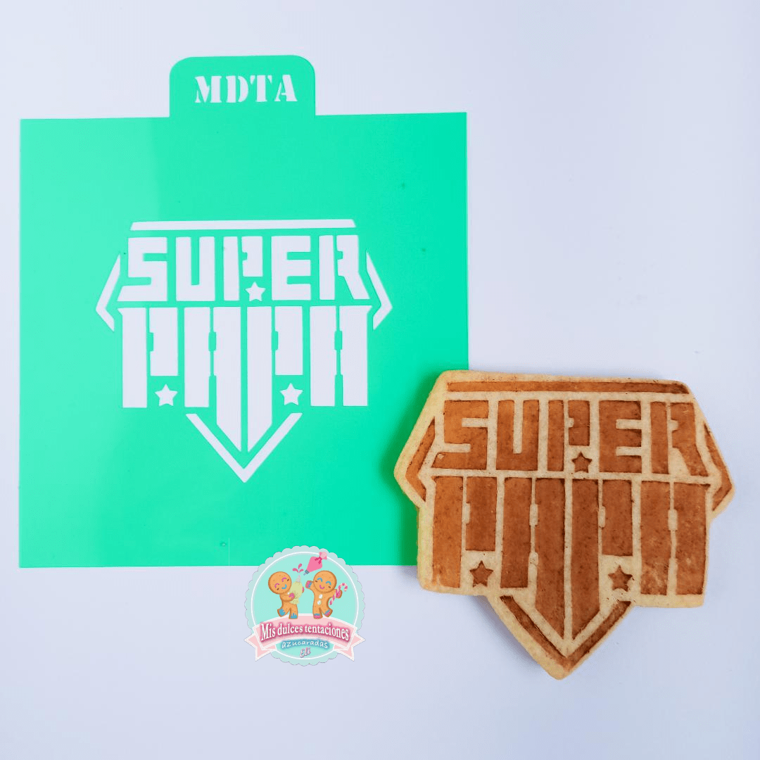 STENCIL SUPER PAPÁ
