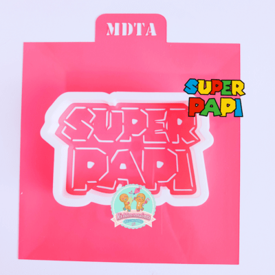 STENCIL SUPER PAPI MARIO