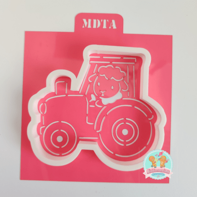 STENCIL TRACTOR COZY FARM
